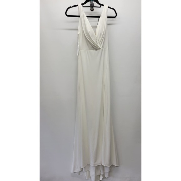 Mac Duggal SLEEVELESS V NECK JERSEY GOWN Size 0 - Picture 13 of 14